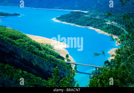 Lac de Sainte Croix, Provence, Frankreich Stockfoto