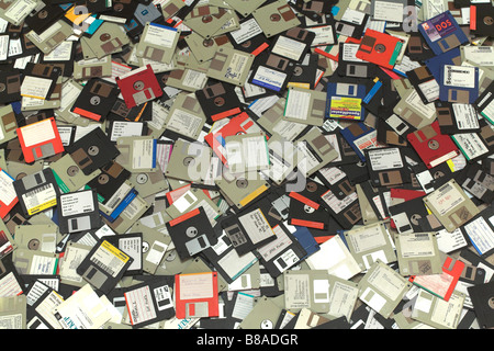 3,5 Zoll Disketten. Stockfoto