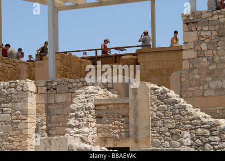 Knossos, alte archäologische Seite. Kreta, Griechenland Stockfoto