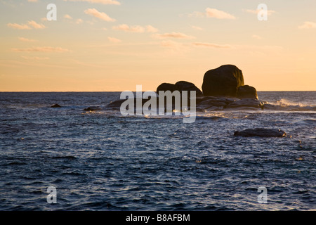 Sonnenuntergang am Redgate Beach in der Nähe von Margaret River Western Australia Stockfoto