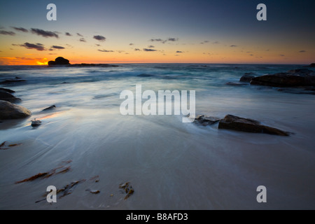 Sonnenuntergang am Redgate Beach in der Nähe von Margaret River Western Australia Stockfoto