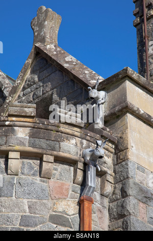 St Conan Kirk, Hase Wasserspeier Stockfoto