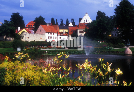 Almedalen Park, Visby, Gotland, Schweden Stockfoto