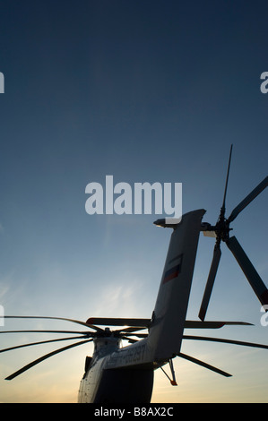 Russischen Mil 26 Heavy Lift Hubschrauber, Yellowknife, Northwest Territories Stockfoto