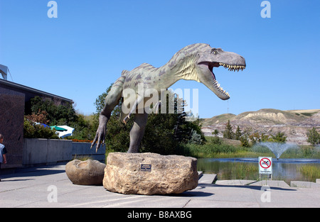 Dinosaurier Royal Tyrell Museum in Drumheller, Alberta Stockfoto