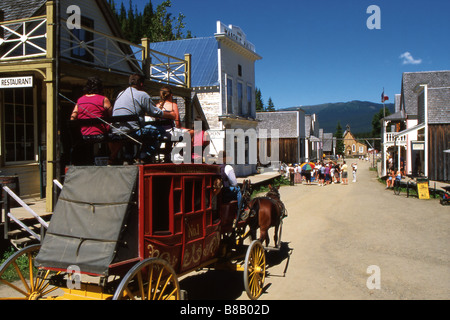 Historische Stadt Barkerville, Barkerville, BC Stockfoto