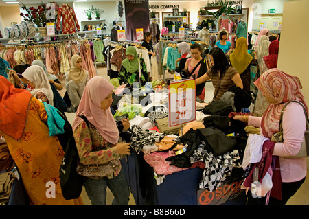 Kuala Lumpur Malaysia Malaysia Jalan Masjid India und Jalam Tuanku Abdul Rahman indischen moslemischen arabischen Viertel Einkaufszentrum Stockfoto