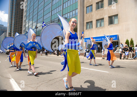 St-Jean-Baptiste-Parade, Montreal, Quebec Stockfoto