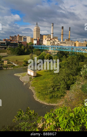 High Falls Area, Rochester, New York State, USA Stockfoto