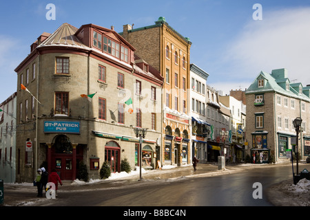 Latin Quarter alte Stadt Oberstadt Québec (Stadt) Stockfoto