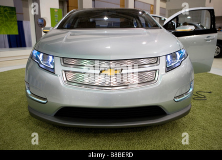 4. Februar 2009 Washington D C der Chevrolet Volt auf dem Display auf der Washington Auto Show Stockfoto