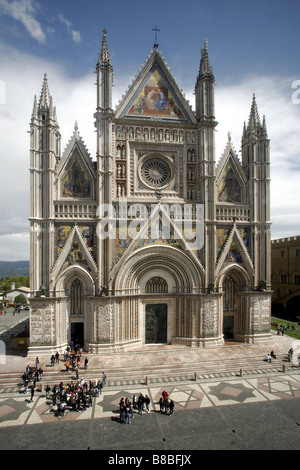 Duomo di Orvieto, Orvieto, Umbrien, Italien Stockfoto