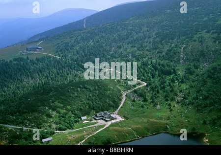 Maly Staw See, Riesengebirge, Polen Stockfoto