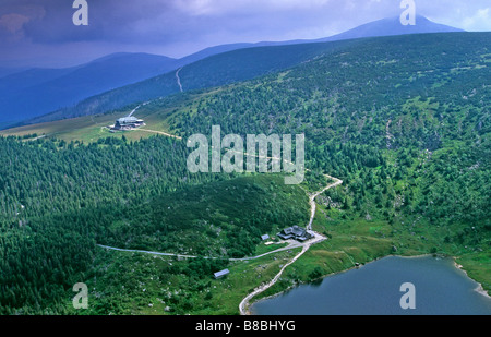 Maly Staw See, Riesengebirge, Polen Stockfoto