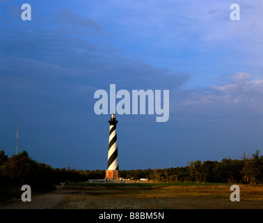 AA03198 03 NORTH CAROLINA Sonnenaufgang am Cape Hatteras Leuchtturm in der Nähe von Buxton in Cape Hatteras National Seashore Stockfoto