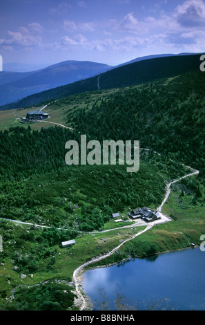 Maly Staw See, Riesengebirge, Polen Stockfoto