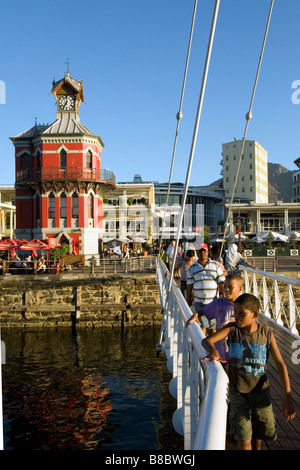 Uhrturm am Victoria & Alfred Waterfront Kapstadt Südafrika Stockfoto