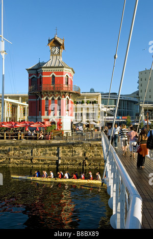 Uhrturm am Victoria & Alfred Waterfront Kapstadt Südafrika Stockfoto