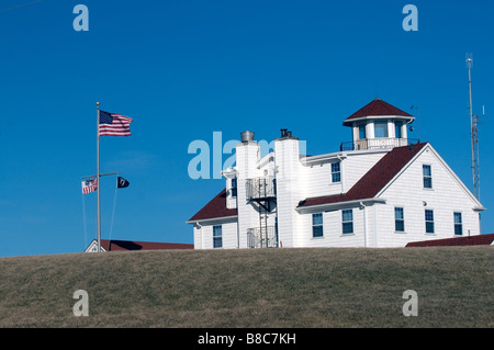 Coast Guard Station Point Judith Rhode Island Stockfoto