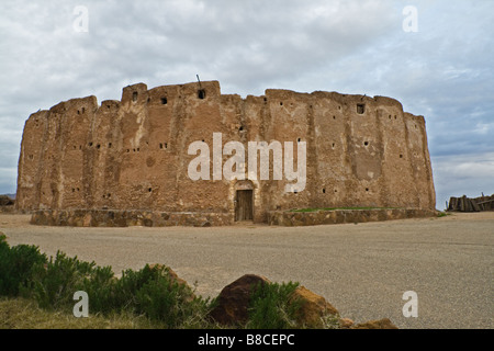 Qasr al-Hadsch - "Pilgers Getreidespeicher". Traditionelle Berber befestigte Store oder Getreidespeicher in der Stadt mit dem gleichen Namen, Libyen. Stockfoto