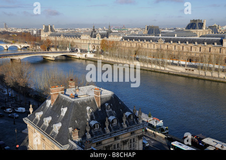 La Seine Paris Frankreich Stockfoto