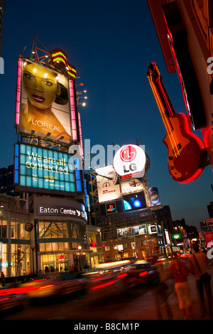 Eaton Centre, Dundas Square, Toronto, Ontario Stockfoto