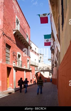 Straßenszene in Guanajuato, Mexiko Stockfoto