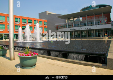 Rathaus, Kitchener, Waterloo, Ontario Stockfoto