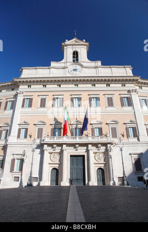 Parlamentsgebäude, Palazzo di Montecitorio, Rom, Italien Stockfoto