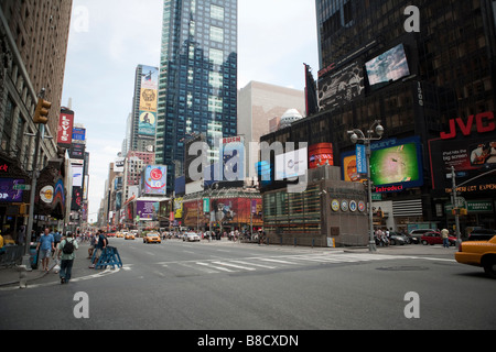 New York City Kreuzung Stockfoto