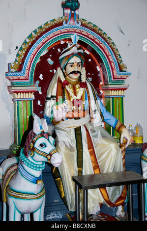 Sri Mariamman Hindu Tempel Chinatown Singapur Stockfoto