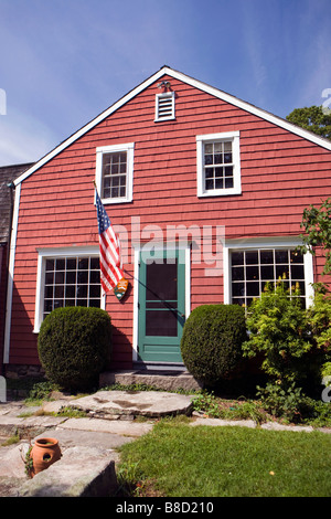 Burlingham House Website des NPS Visitor Center Wehr Farm National Historic Site ehemalige Wohnhaus des Malers J Alden Weir Branchville Connecticut Stockfoto