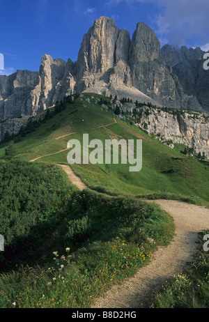 Elk176 1323v Italien Dolomiten Passo Gardena pass Sellastock Alpen Stockfoto