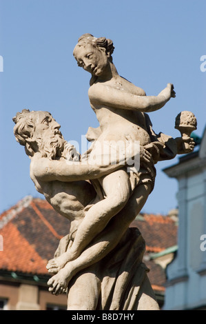 Proserpina-Brunnen, Altmarkt, Poznan, Polen Stockfoto