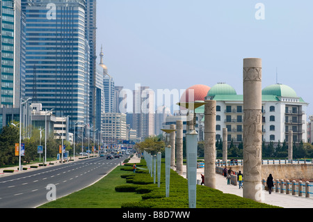 Neu entwickelte östlichen Qingdao, Fushan Bay, Provinz Shandong, China Stockfoto