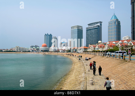 Neu entwickelte östlichen Qingdao, Fushan Bay, Provinz Shandong, China Stockfoto