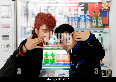 Teenager gekleidet als Zeichen Star Trek, Kobe, Japan Stockfoto