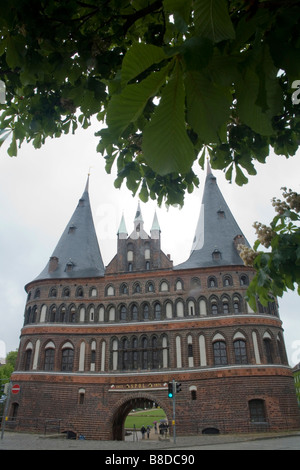 Lübeck, Deutschland die erste Hauptstadt der Hanse Stockfoto