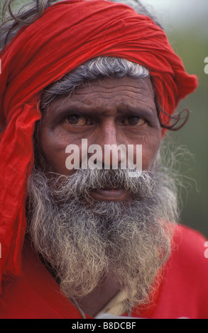 Indischer Mann, Delhi, Indien Stockfoto