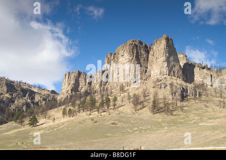 Butte Mountain in der Nähe von Nye Montana Stillwater County North America USA Stockfoto