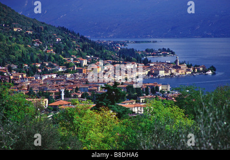 Den Gardasee Salo Gardasee Salo Stockfoto