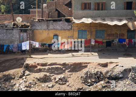 Alte Häuser, Ägypten Stockfoto