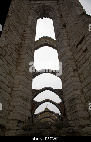 Alten Kirchenruine Visby, Gotland, Schweden Stockfoto