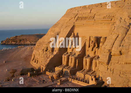 Tempel von Ramses, Abu Simbel, Ägypten Stockfoto