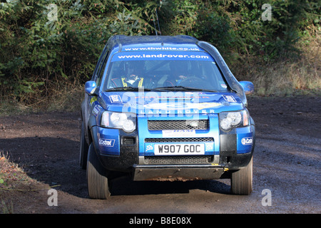 Landrover Freelander Rallyesport Stockfoto