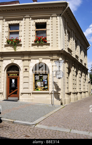 Optiker in Kutná Hora, Tschechische Republik Stockfoto