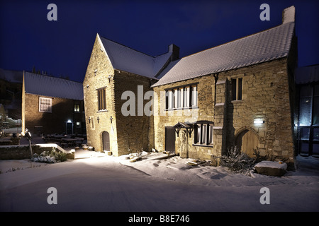 Die Jugendherberge Beverley Friary Teppichboden im Schnee East Yorkshire UK Stockfoto