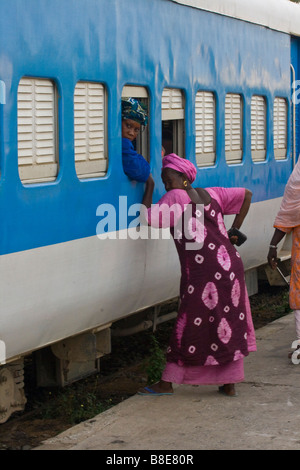 Bahnhof in Dakar-Senegal Stockfoto