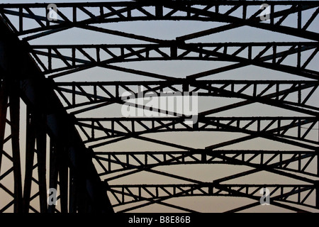 Faidherbe Brücke in St-Louis in Senegal Afrika Stockfoto