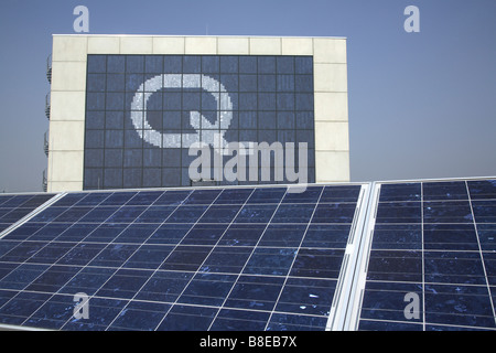 Q-Cells AG Hauptsitz in Thalheim, Deutschland Stockfoto